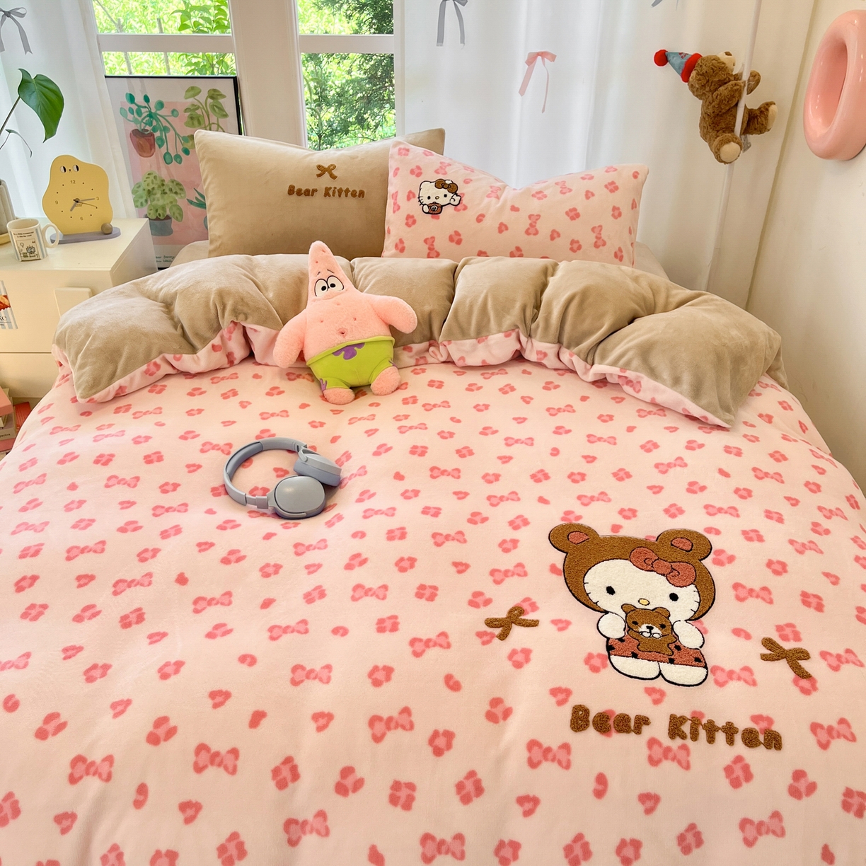 91家纺网 家纺一手货源 找家纺 （总）如一 2025新款卡通毛巾绣系列牛奶绒四件套第一批