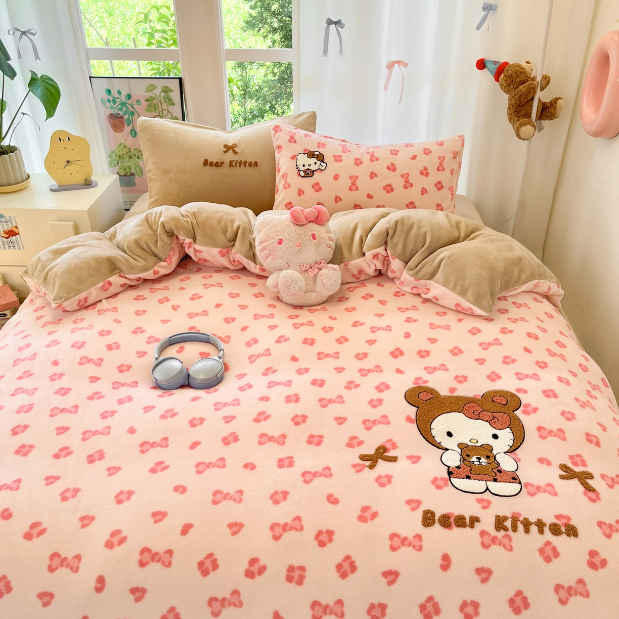 91家纺网 家纺一手货源 找家纺 （总）如一 2025新款卡通毛巾绣系列牛奶绒四件套第一批