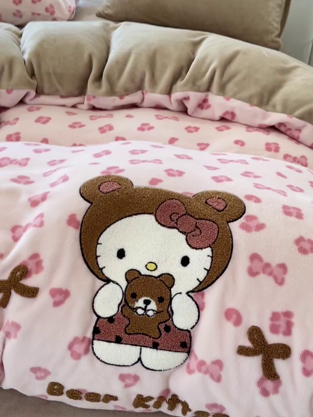 91家纺网 家纺一手货源 找家纺 （总）如一 2025新款卡通毛巾绣系列牛奶绒四件套第一批