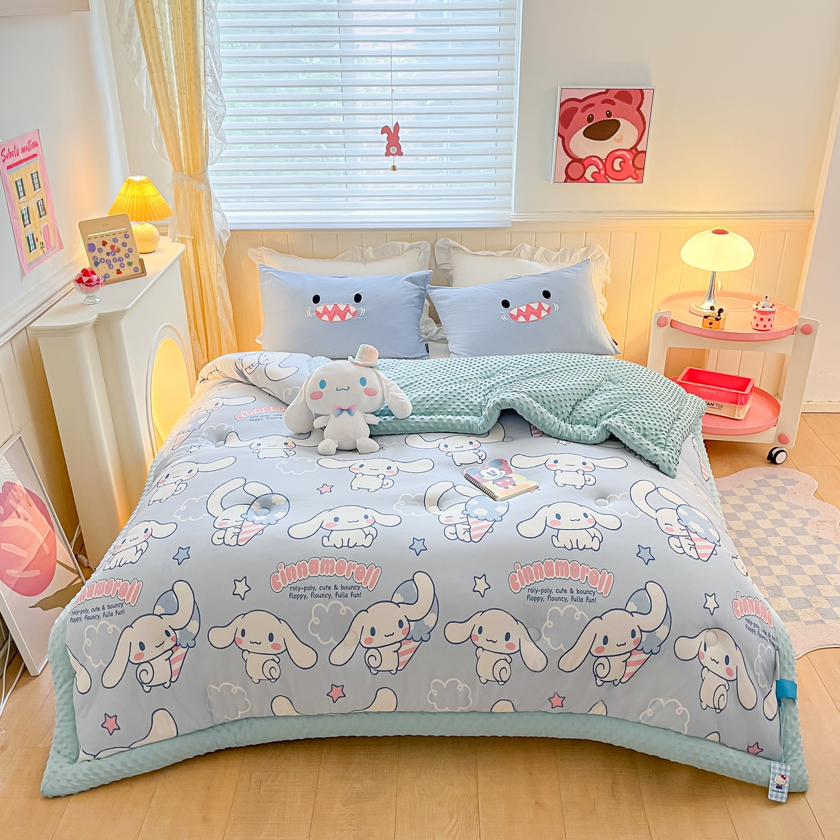 91家纺网 家纺一手货源 找家纺 （总）花满路 2025新款儿童秋冬豆豆被