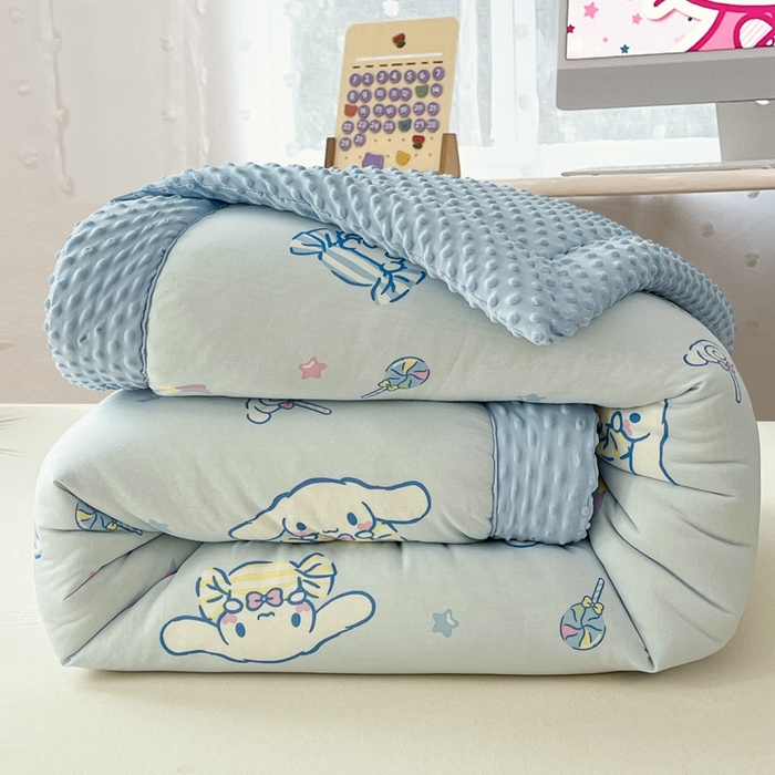 花满路 2025新款儿童秋冬豆豆被糖果大耳狗