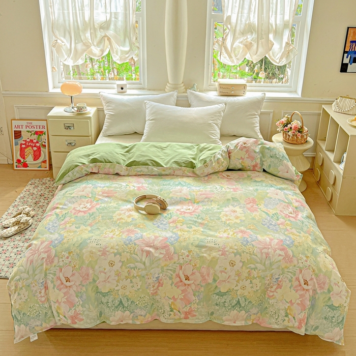 91家纺网 家纺一手货源 找家纺 （总）鸿琪家纺 2025新款全棉12868单被套