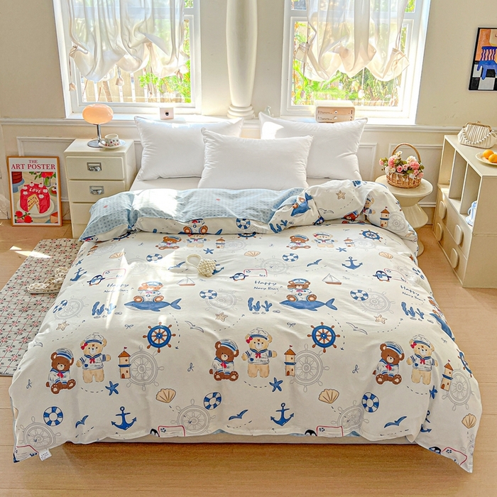 91家纺网 家纺一手货源 找家纺 （总）鸿琪家纺 2025新款全棉12868单被套