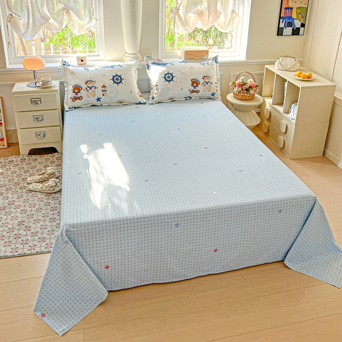 91家纺网 家纺一手货源 找家纺 （总）鸿琪家纺 2025新款全棉12868单床单