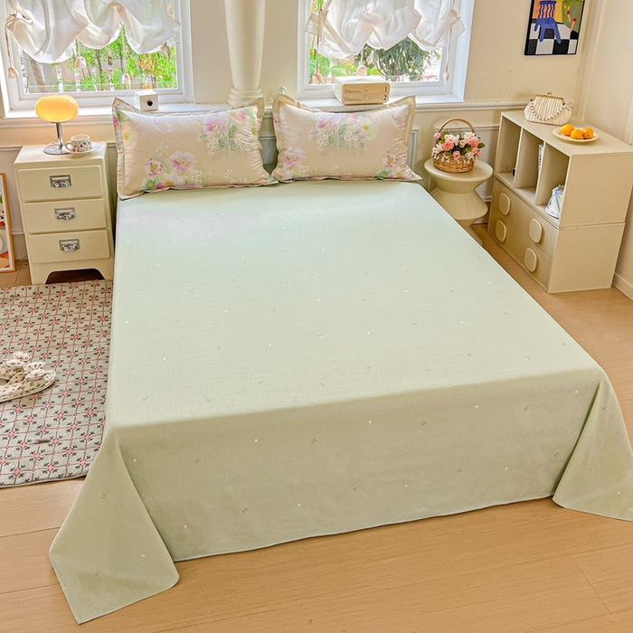 91家纺网 家纺一手货源 找家纺 （总）鸿琪家纺 2025新款全棉12868单床单