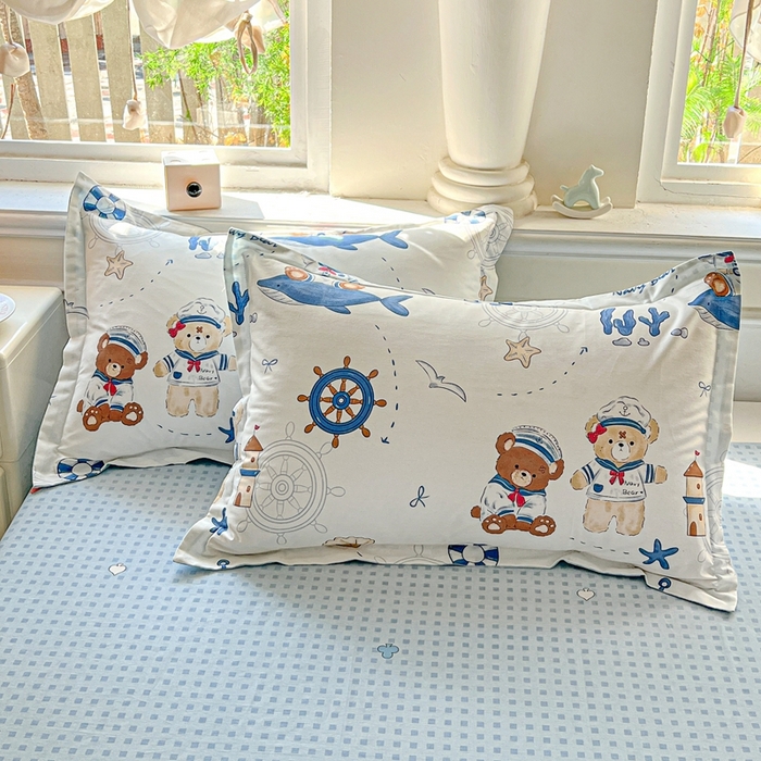 91家纺网 家纺一手货源 找家纺 （总）鸿琪家纺 2025新款全棉12868单枕套