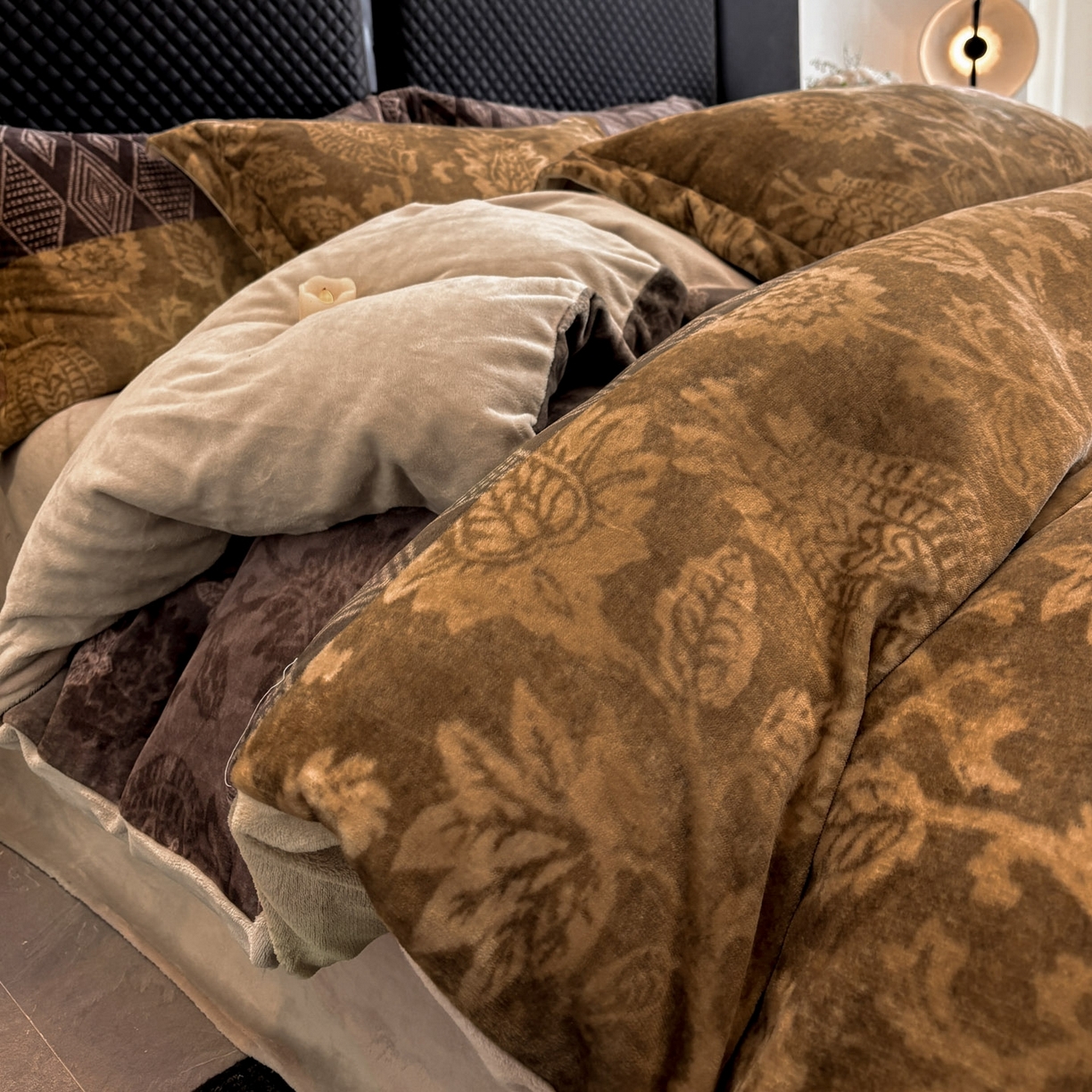 91家纺网 家纺一手货源 找家纺 （总）首尔家纺 2025新款牛奶绒轻奢简约款四件套