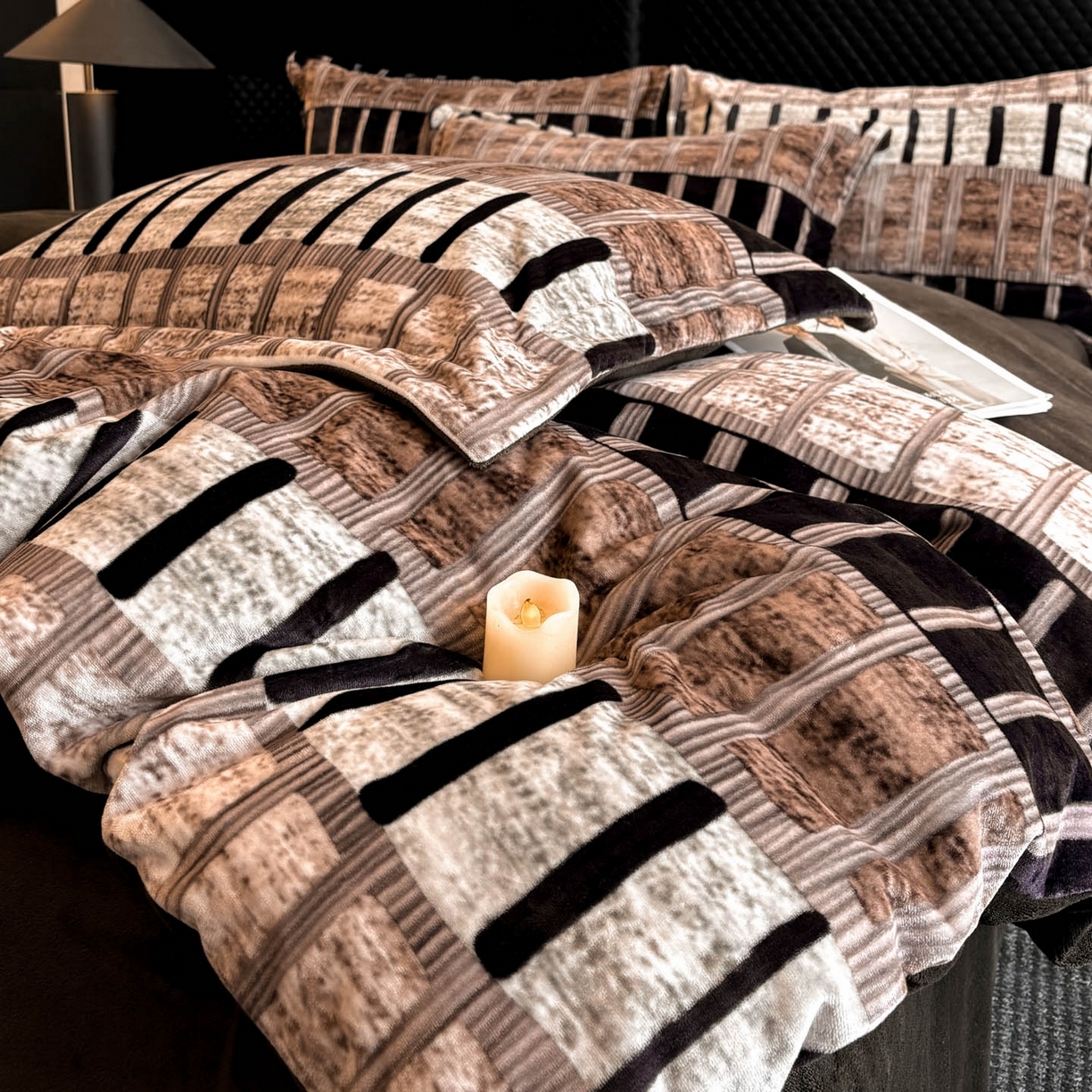 91家纺网 家纺一手货源 找家纺 （总）首尔家纺 2025新款牛奶绒轻奢简约款四件套