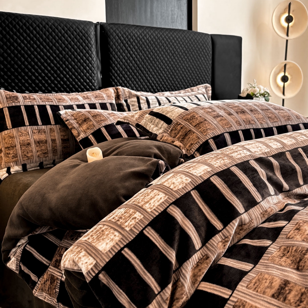 91家纺网 家纺一手货源 找家纺 （总）首尔家纺 2025新款牛奶绒轻奢简约款四件套