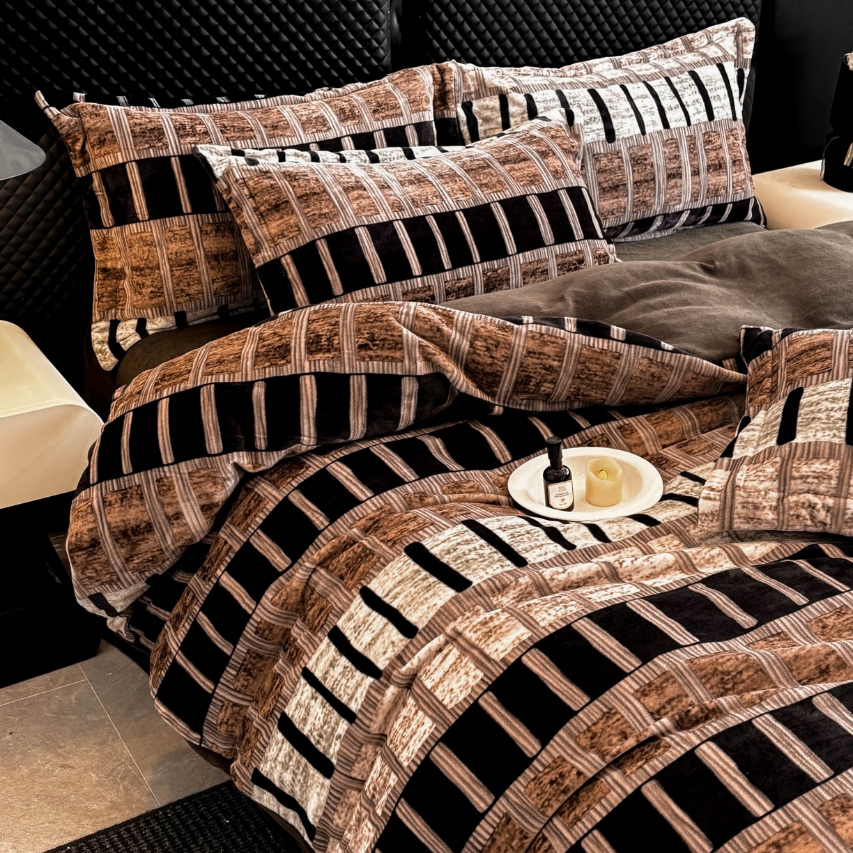 91家纺网 家纺一手货源 找家纺 （总）首尔家纺 2025新款牛奶绒轻奢简约款四件套