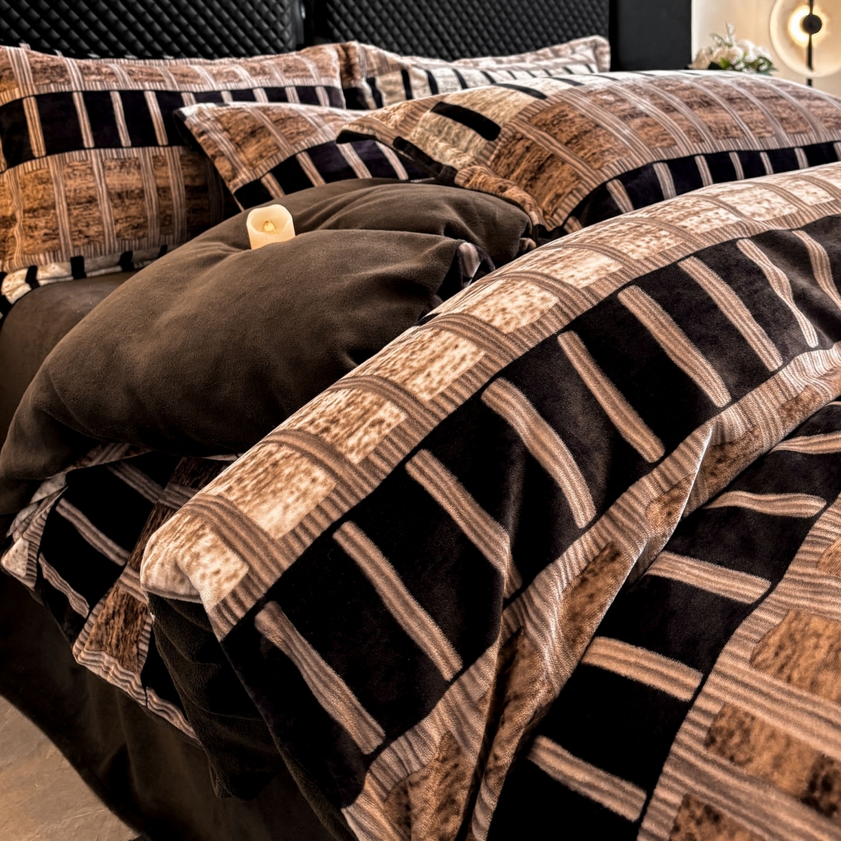 91家纺网 家纺一手货源 找家纺 （总）首尔家纺 2025新款牛奶绒轻奢简约款四件套