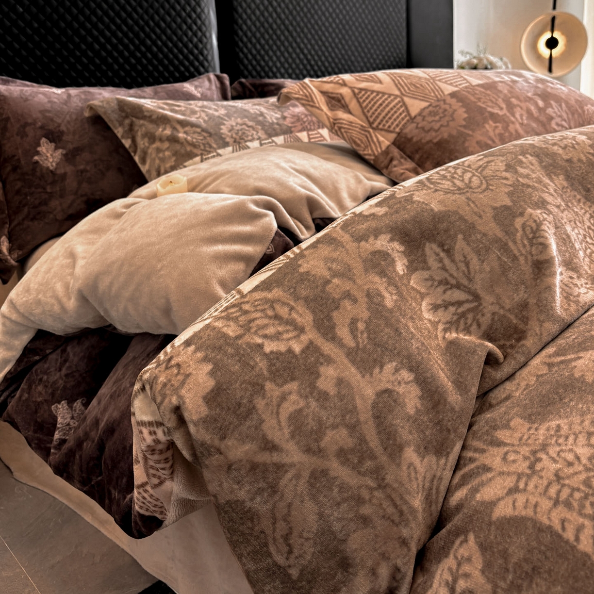 91家纺网 家纺一手货源 找家纺 （总）首尔家纺 2025新款牛奶绒轻奢简约款四件套