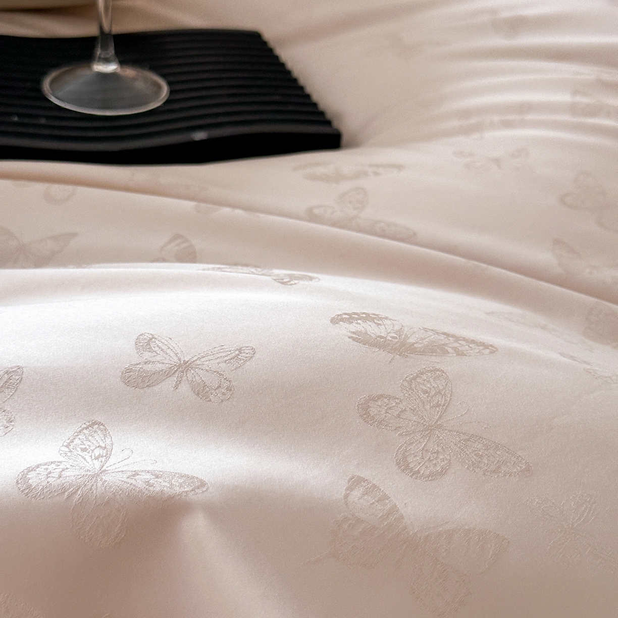 91家纺网 家纺一手货源 找家纺 （总）三味舒屋 2025新款素织静奢系列50支全棉提花磨毛四件套