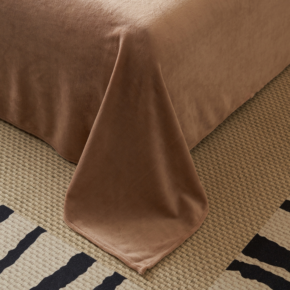 吾秀家居 绒城  230克美拉德数码绒四件套 牛奶绒四件套 - 暖秋系列 冬日森林