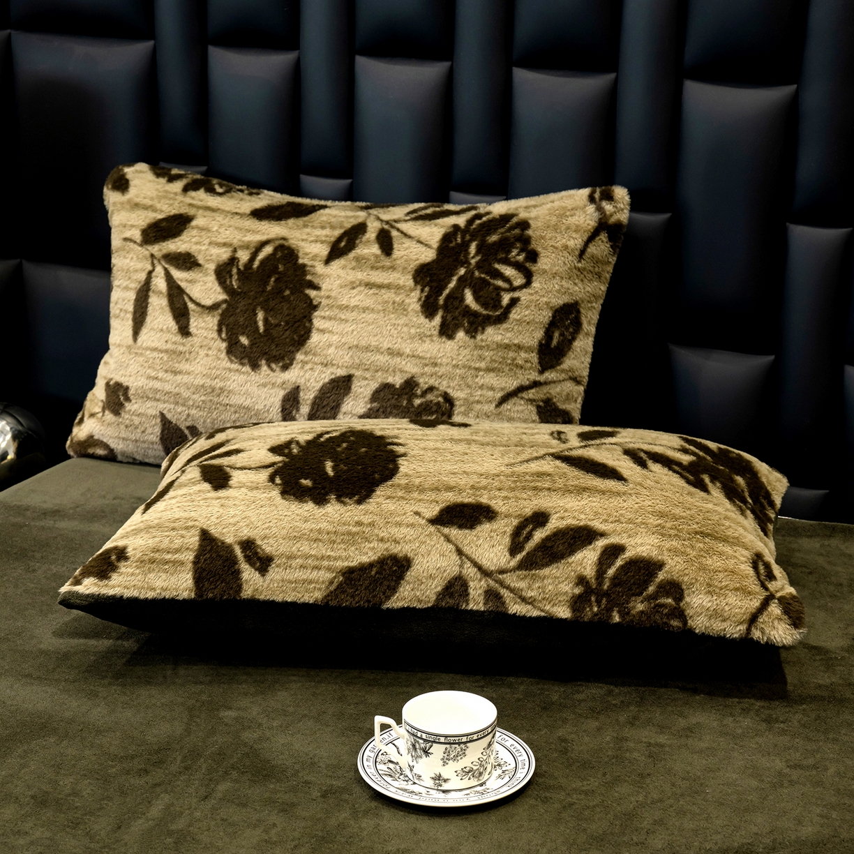 91家纺网 家纺一手货源 找家纺 豫见家纺 2025新款法式美拉德高克重兔毛床单款四件套兔毛简单款 繁花