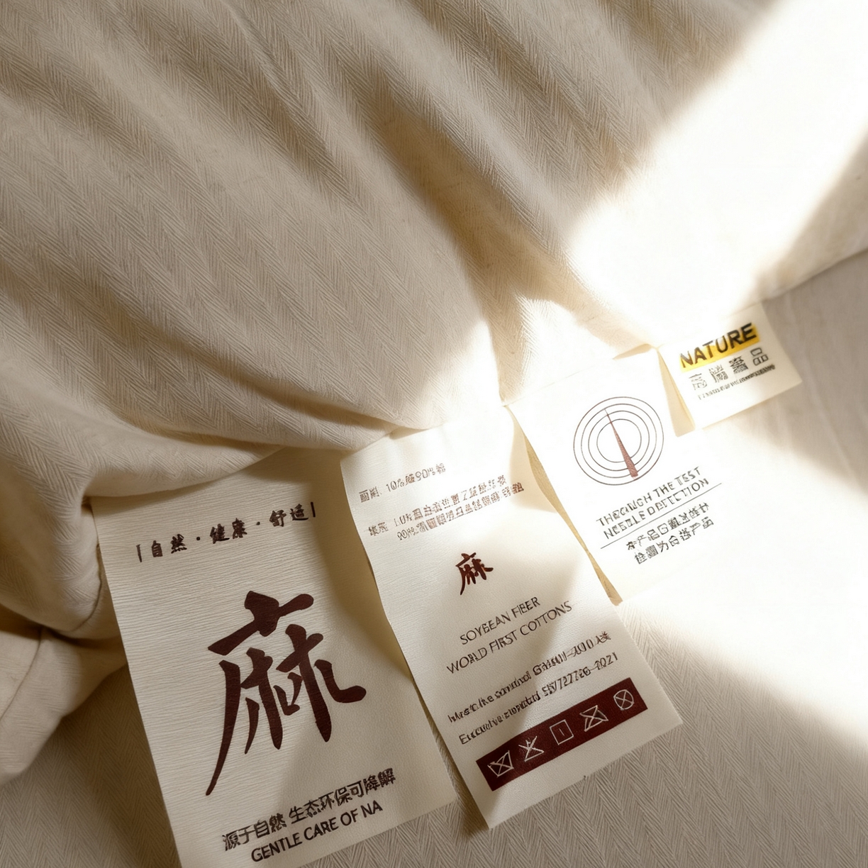 91家纺网 家纺一手货源 找家纺 （总）例外 2025新款A类色织亚麻提花水洗棉被子被芯（会员-10元）