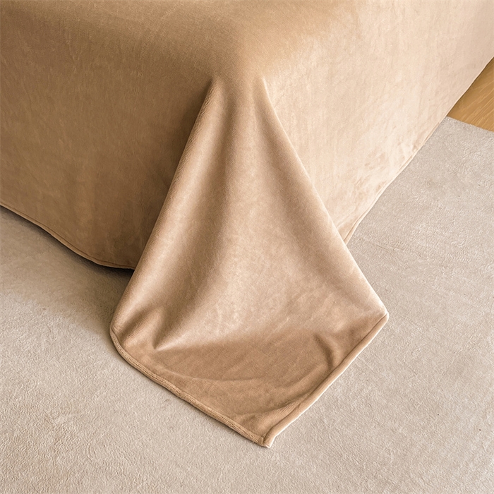 91家纺网 家纺一手货源 找家纺 梦舒羽 2025新款A类230克全消光刺绣贴布牛奶绒四件套学生宿舍床单款床上用品套件 吐司萌宠-实力咖