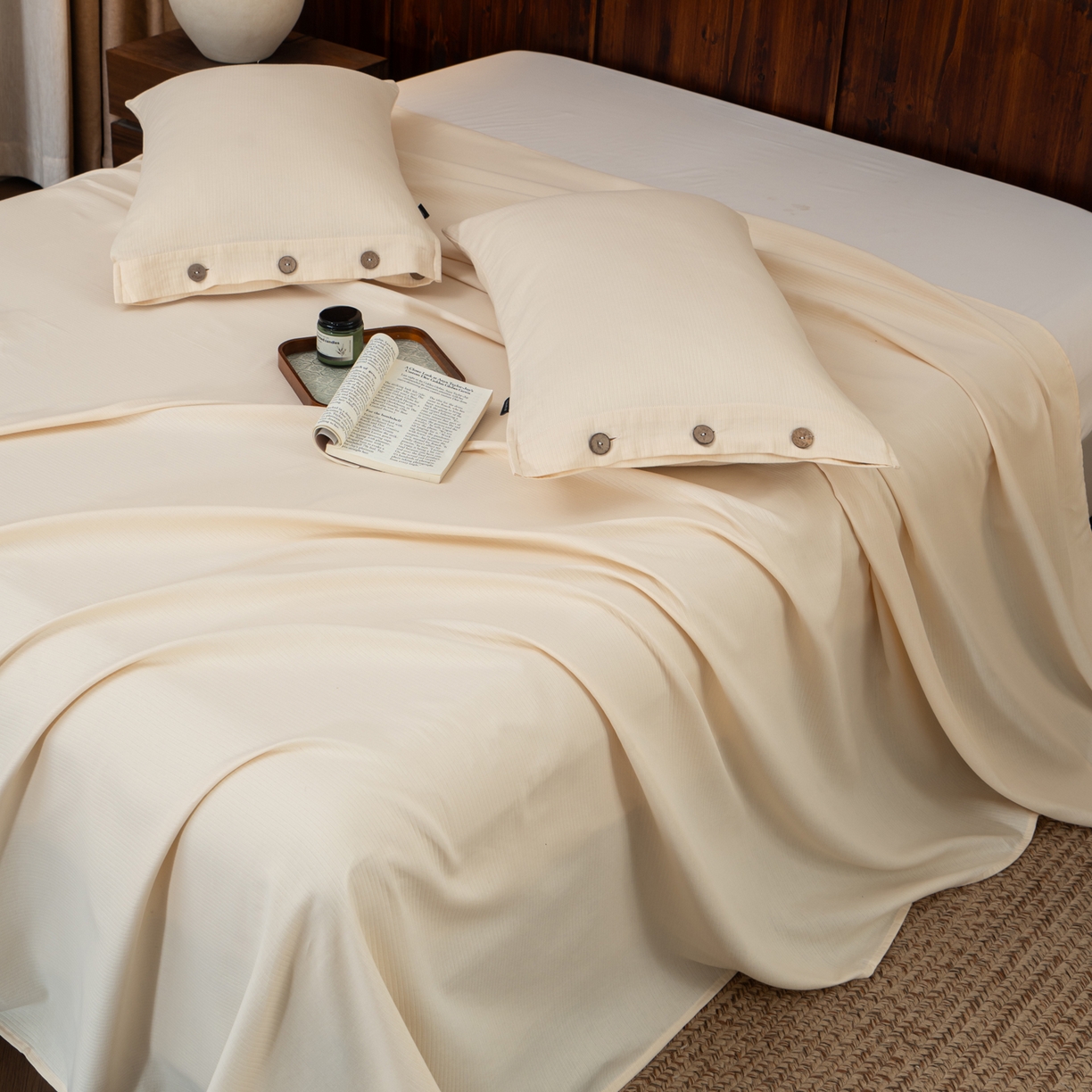 91家纺网 家纺一手货源 找家纺 （总）春皖家纺 2025新款全棉水洗提花磨毛单床单-风格一