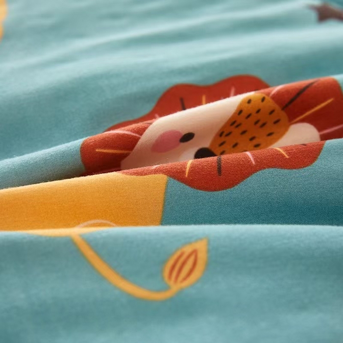 91家纺网 家纺一手货源 找家纺 蔻之羽 2025新款水洗棉豆豆被夏被春秋被豆豆绒冬被直播爆款被子被芯 狮子王国