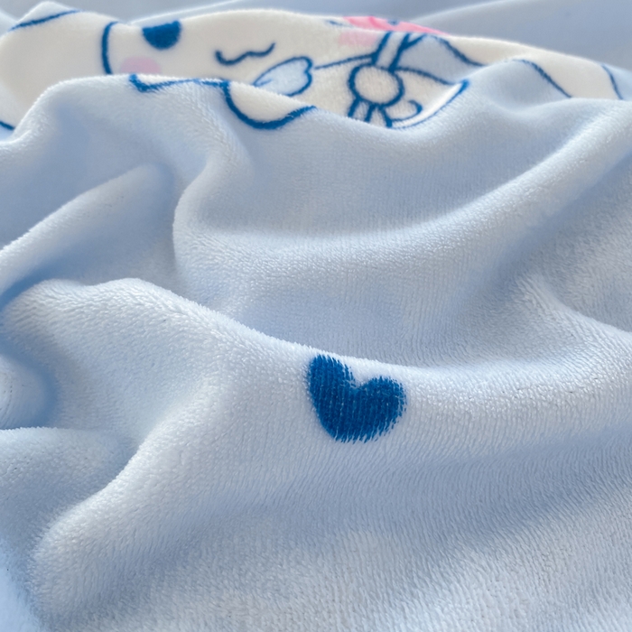 91家纺网 家纺一手货源 找家纺 豫见家纺 2025新款高克重牛奶绒夹棉床盖四件套 梦幻大耳狗