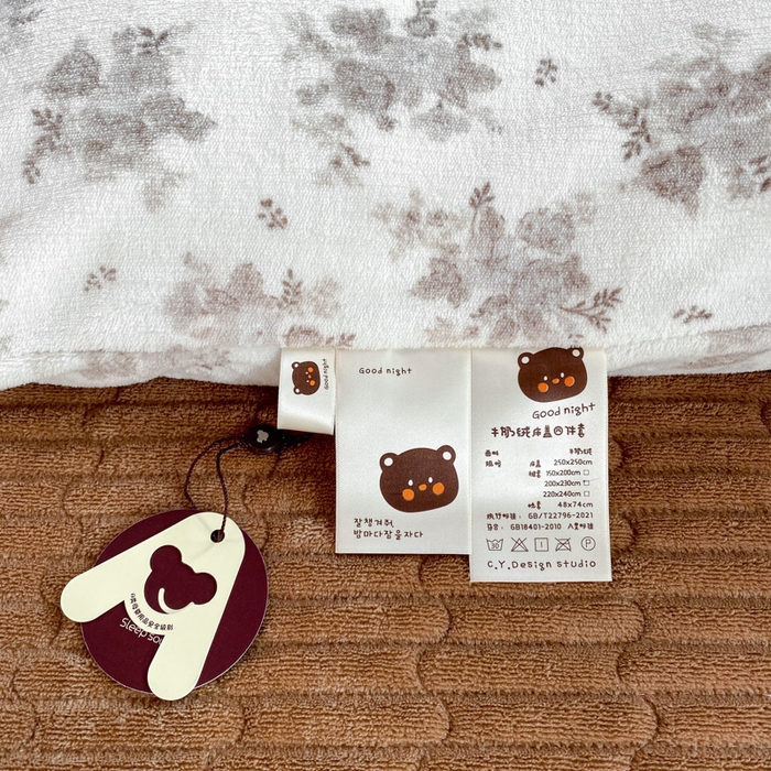 91家纺网 家纺一手货源 找家纺 豫见家纺 2025新款高克重牛奶绒夹棉床盖四件套 木松花