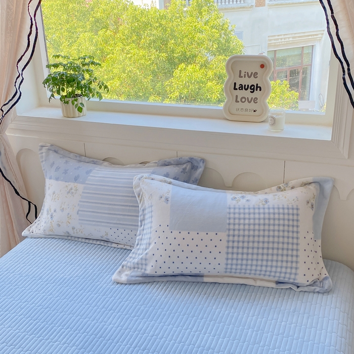 91家纺网 家纺一手货源 找家纺 豫见家纺 2025新款高克重牛奶绒夹棉床盖四件套 田园幻梦