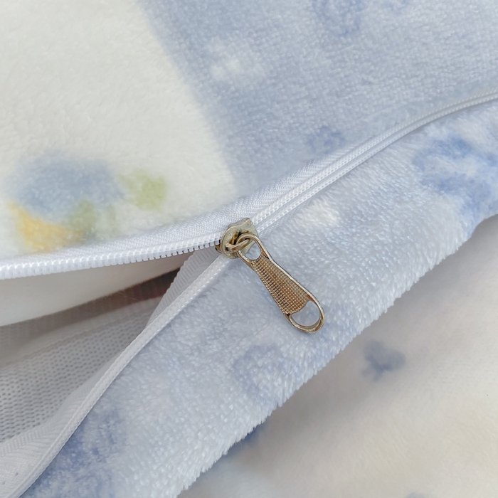 91家纺网 家纺一手货源 找家纺 豫见家纺 2025新款高克重牛奶绒夹棉床盖四件套 田园幻梦