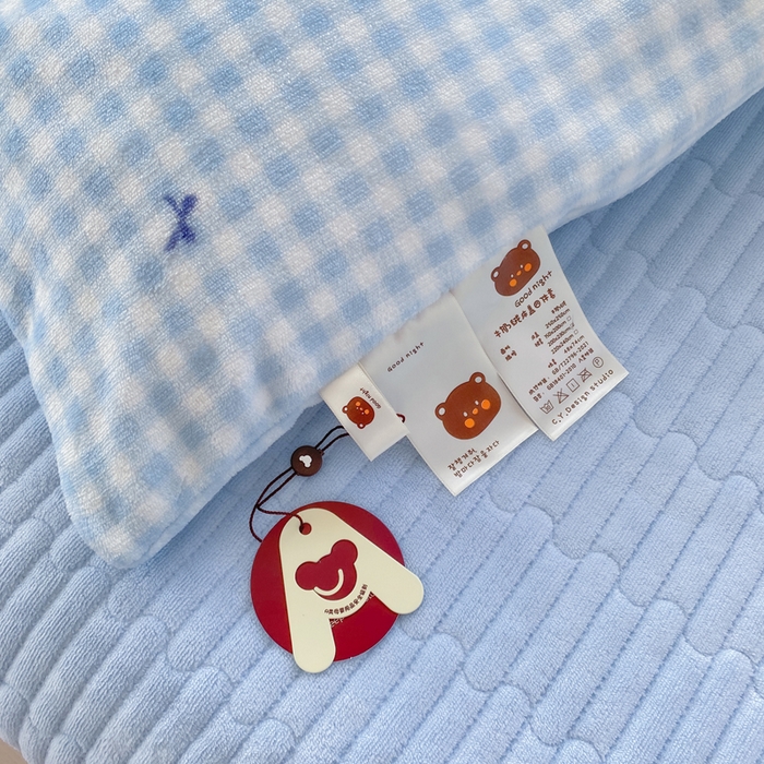 91家纺网 家纺一手货源 找家纺 豫见家纺 2025新款高克重牛奶绒夹棉床盖四件套 小南瓜蓝