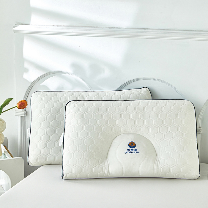 鼎晟纺 2025新款太空舱护颈乳胶枕成人枕头学生枕芯 太空舱三边款