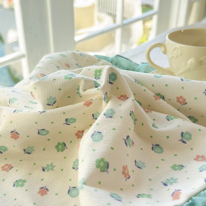 91家纺网 家纺一手货源 找家纺 呦呦南宋 2025新款韩版35x55cm针织绒枕套双面两用绣线花边中层超声波夹棉单只装单品隐藏拉链款枕头套 清雅绿