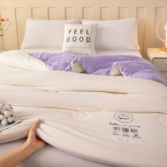 91家纺网 家纺一手货源 找家纺 （总）奕宸居 2025新款新疆棉花保暖被被子被芯-本白