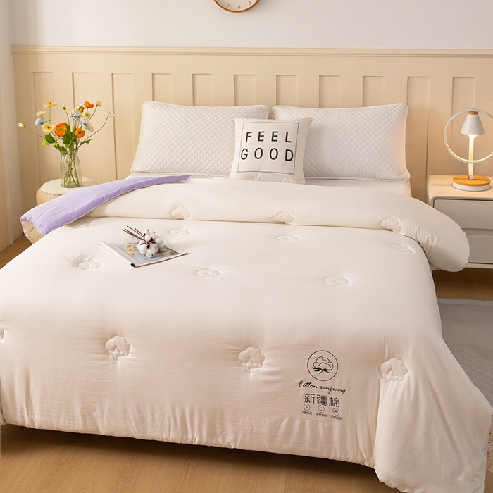 91家纺网 家纺一手货源 找家纺 （总）奕宸居 2025新款新疆棉花保暖被被子被芯-本白