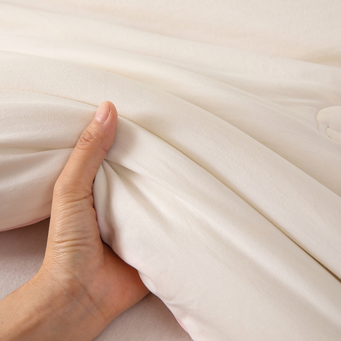 91家纺网 家纺一手货源 找家纺 奕宸居 2025新款新疆棉花保暖被被子被芯-本白 本白-粉