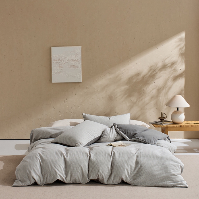 91家纺网 家纺一手货源 找家纺 （总）LADYCOCO可可家居 2025新款针织+梭织夹棉四件套-滚绳款