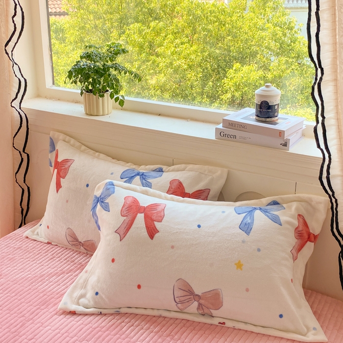 91家纺网 家纺一手货源 找家纺 富之航家纺 2025秋冬新款牛奶绒印花床盖四件套 结缘派对