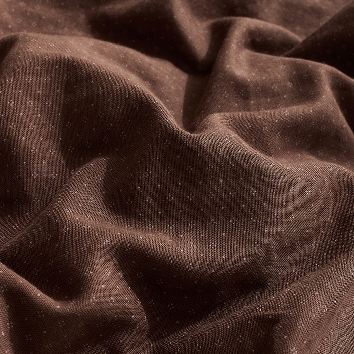 91家纺网 家纺一手货源 找家纺 LADYCOCO可可家居 2025新款针织+梭织夹棉四件套-滚绳款 双层纱 印花咖色