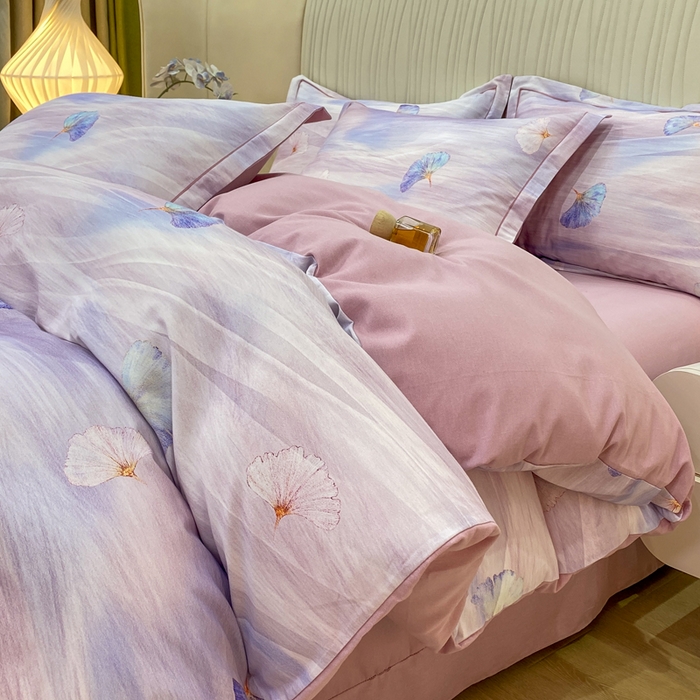 91家纺网 家纺一手货源 找家纺 （总）红日子纺织品 2025新款A类全棉磨毛数码印花四件套