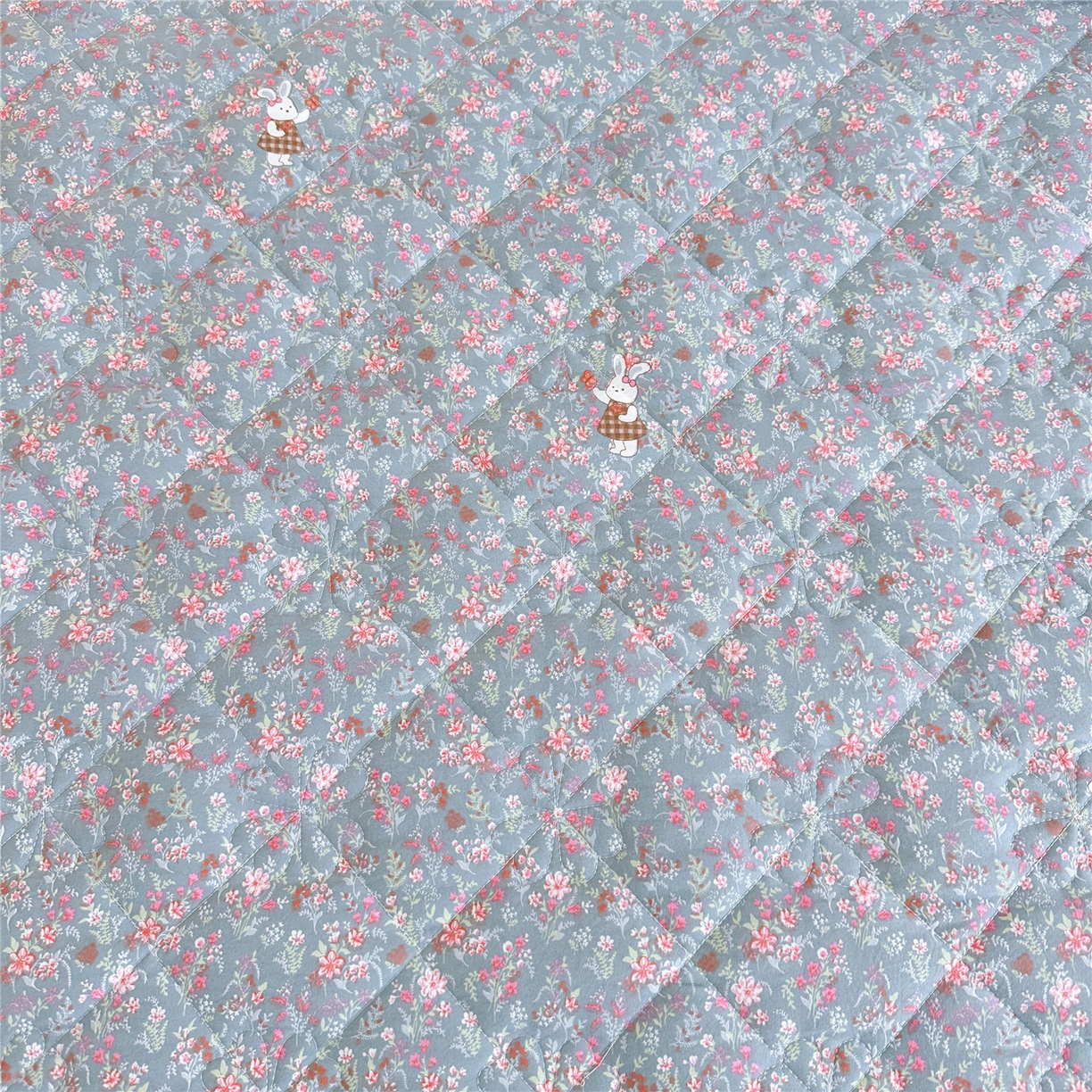 91家纺网 家纺一手货源 找家纺 十个点家纺 2025新款加厚磨毛木棉床裙三件套-绫罗系列 米兰