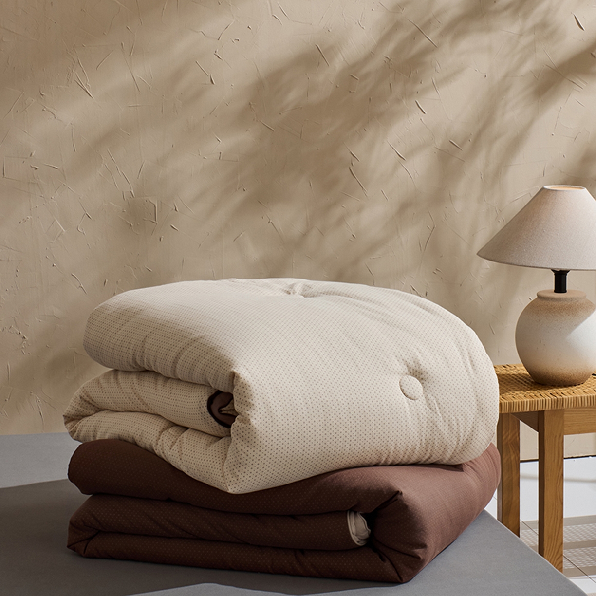 91家纺网 家纺一手货源 找家纺 LADYCOCO可可家居 2025新款针织+梭织被子（春秋被、冬被）被子被芯 被子-组合图