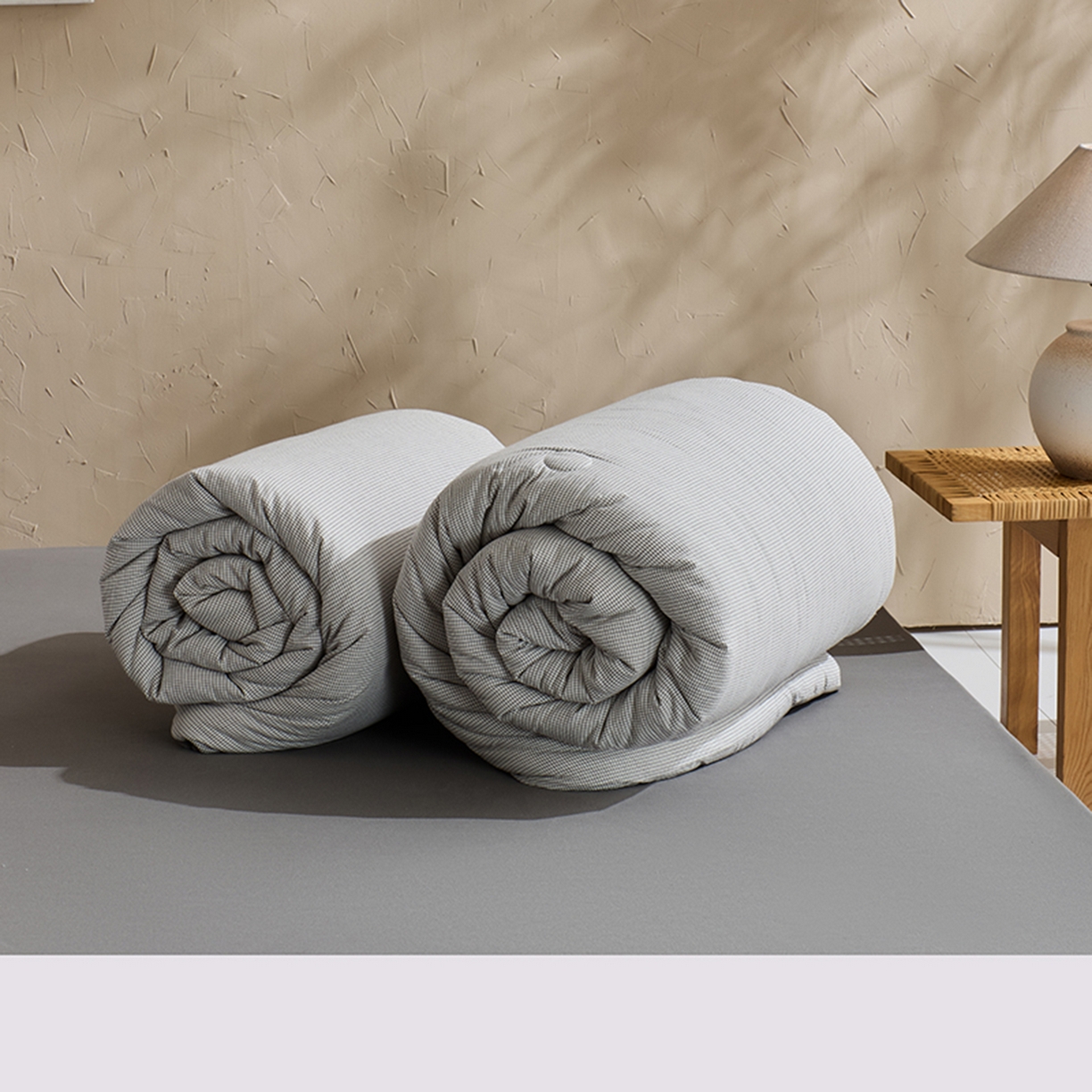 91家纺网 家纺一手货源 找家纺 LADYCOCO可可家居 2025新款针织+梭织被子（春秋被、冬被）被子被芯 被子-组合图