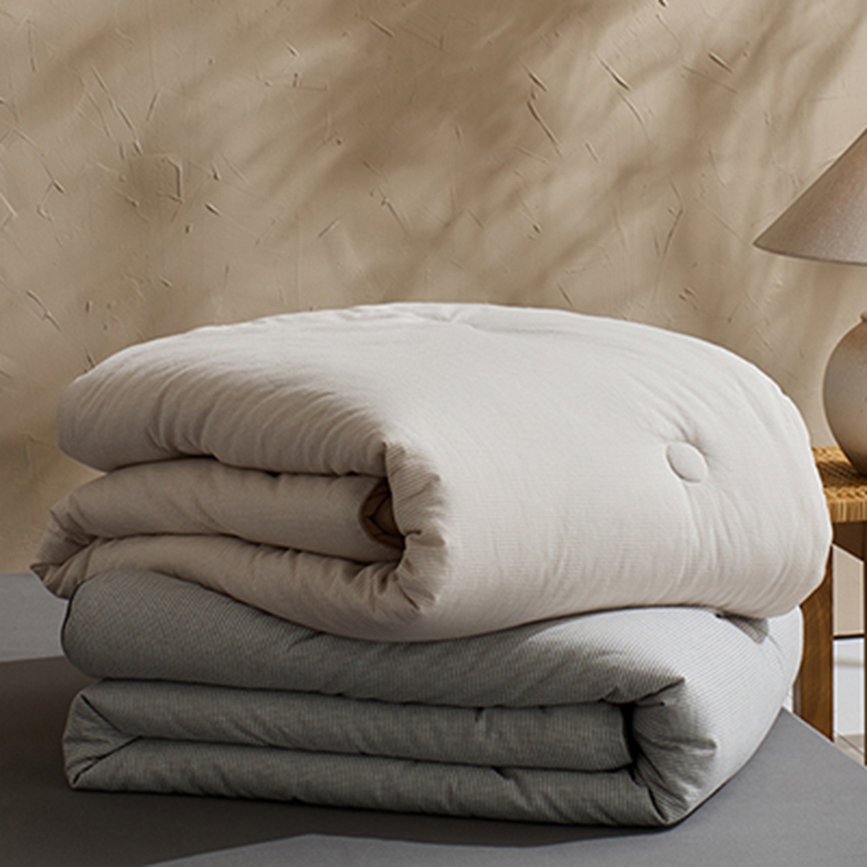 91家纺网 家纺一手货源 找家纺 LADYCOCO可可家居 2025新款针织+梭织被子（春秋被、冬被）被子被芯 被子-组合图