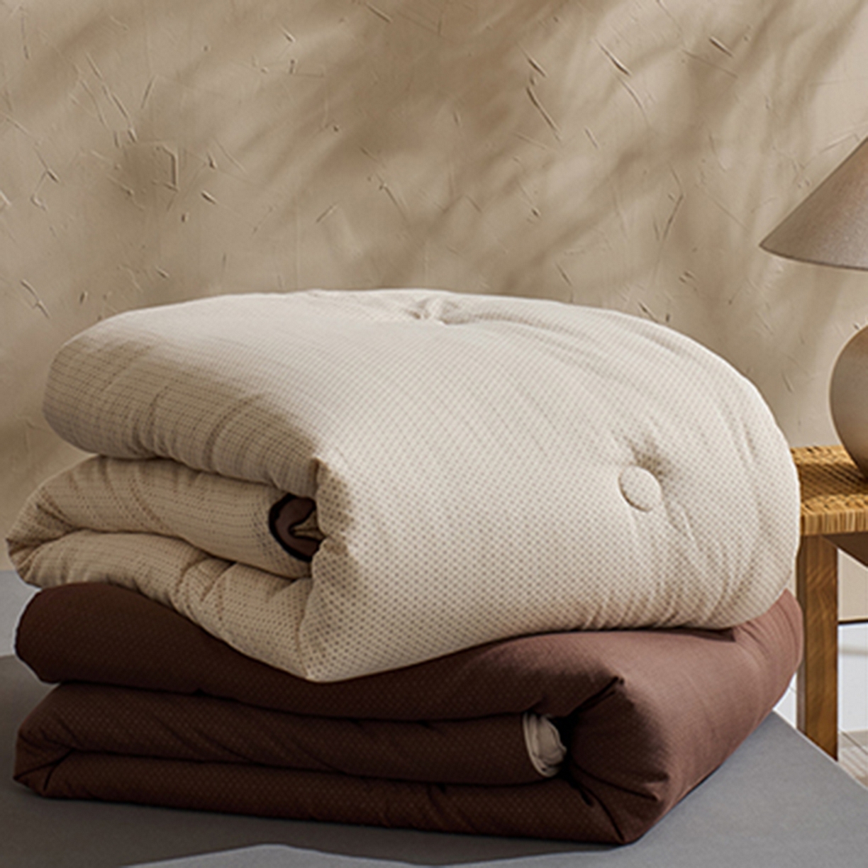 91家纺网 家纺一手货源 找家纺 LADYCOCO可可家居 2025新款针织+梭织被子（春秋被、冬被）被子被芯 被子-组合图