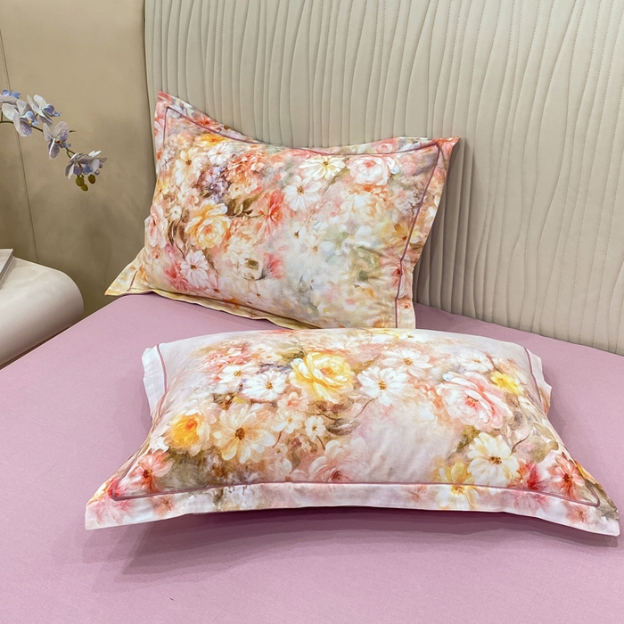 91家纺网 家纺一手货源 找家纺 红日子纺织品 2025新款A类全棉磨毛数码印花四件套 扶光