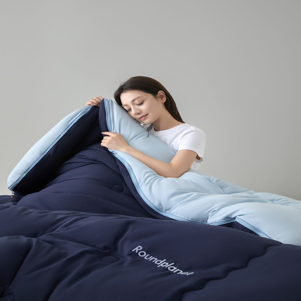 91家纺网 家纺一手货源 找家纺 （总）蓝极人 2025新款大豆子母被冬被被子被芯