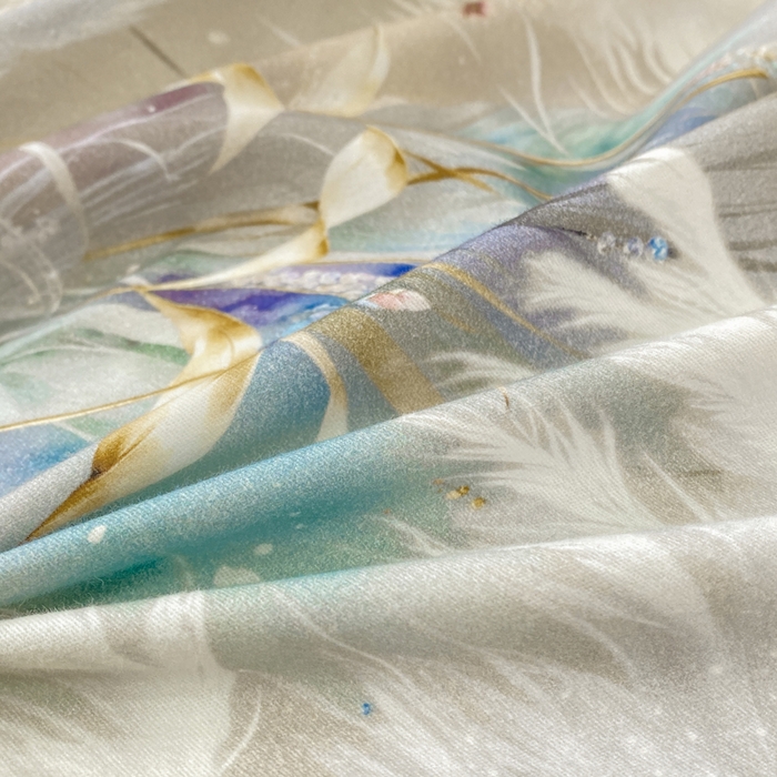 91家纺网 家纺一手货源 找家纺 红日子纺织品 2025新款A类全棉磨毛数码印花四件套 蕾丝梦境