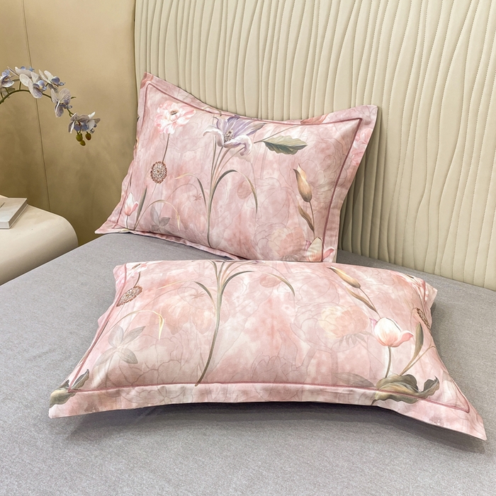 91家纺网 家纺一手货源 找家纺 红日子纺织品 2025新款A类全棉磨毛数码印花四件套 慕情