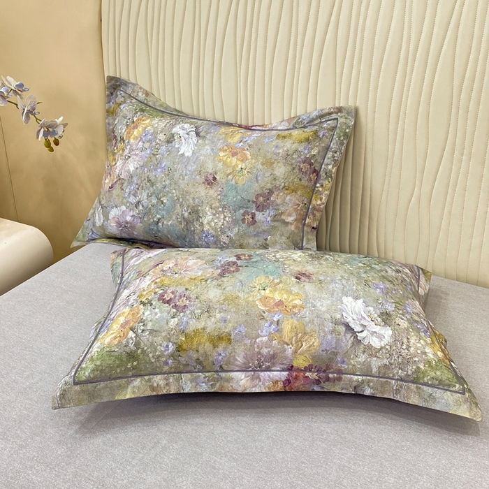 91家纺网 家纺一手货源 找家纺 红日子纺织品 2025新款A类全棉磨毛数码印花四件套 俏色争春