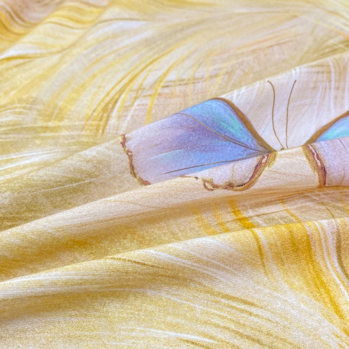 91家纺网 家纺一手货源 找家纺 红日子纺织品 2025新款A类全棉磨毛数码印花四件套 阳光雨露