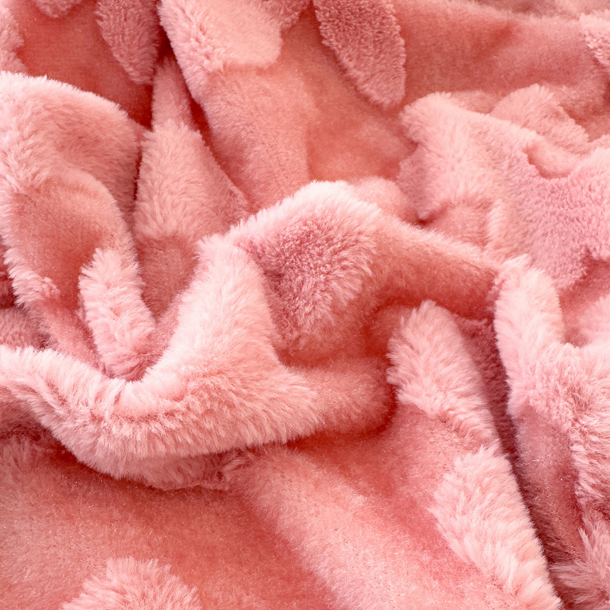 91家纺网 家纺一手货源 找家纺 枋梢家纺 2025新款亮丝兔毛绒兔毛提花暖居花漾羊羔绒 双层加厚保暖盖毯 居家午睡保暖毯 花漾-粉色