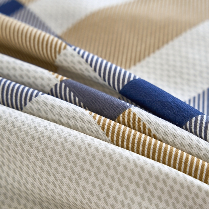 91家纺网 家纺一手货源 找家纺 （总）三沁家居 2025新款全棉纯棉斜纹精梳长绒棉印花四件套